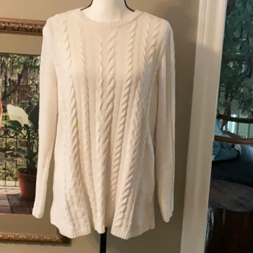 J Jill fisherman style sweater